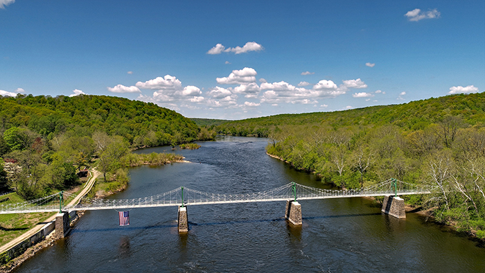 Delaware River at Lumberville, Pa. by Keith Balderston.